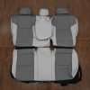 2019-2023 Toyota RAV4 Leather Seat Kit - Dove Grey / Light Grey - Rear seat upholstery w/ Armrest