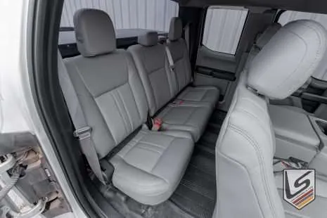 Leather Light Grey seats installed - Passenger Side