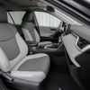 2019-2023 Toyota RAV4 custom two-tone leather interior - Dove Grey and Light Grey - Installed front passenger seat