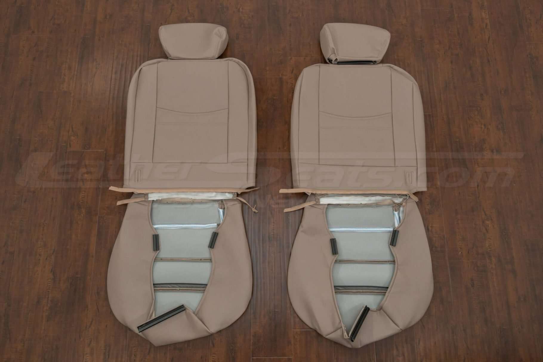 Front seat upholstery - flipped