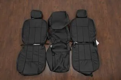 Dodge Ram Leather Seat Interior Kit - Black w/ Charcoal stitching