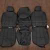2003 Dodge Ram Leather Interior Kit - Black - Front seat upholstery w/ 2 piece console