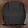 2003 Dodge Ram Quad Cab Black backrest upholstery with perforated combo