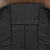 Upper section of Black backrest upholstery