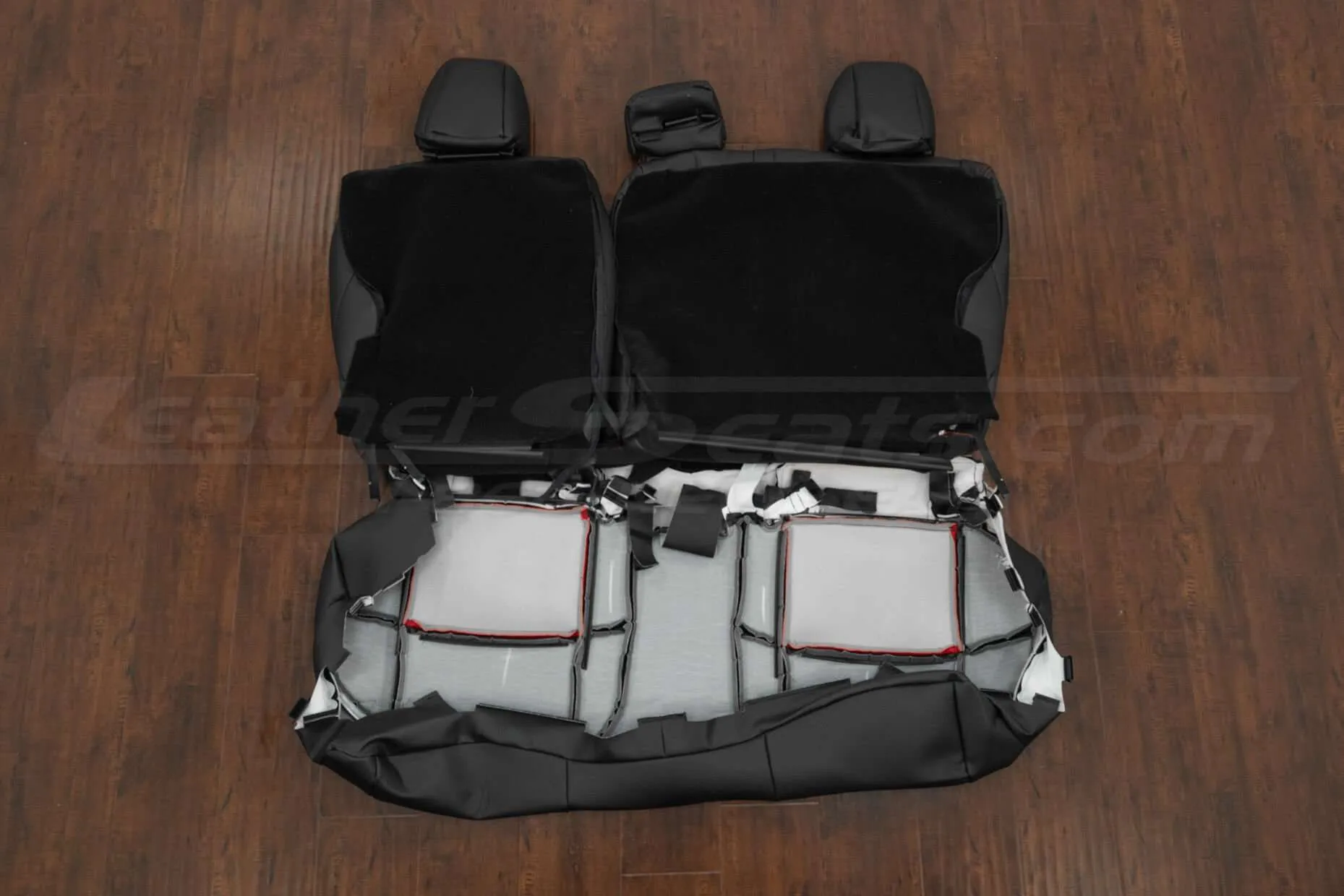 Rear seat upholstery - flipped