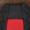 Upper section of backrest upholstery