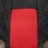 Bright Red Insert section of backrest upholstery