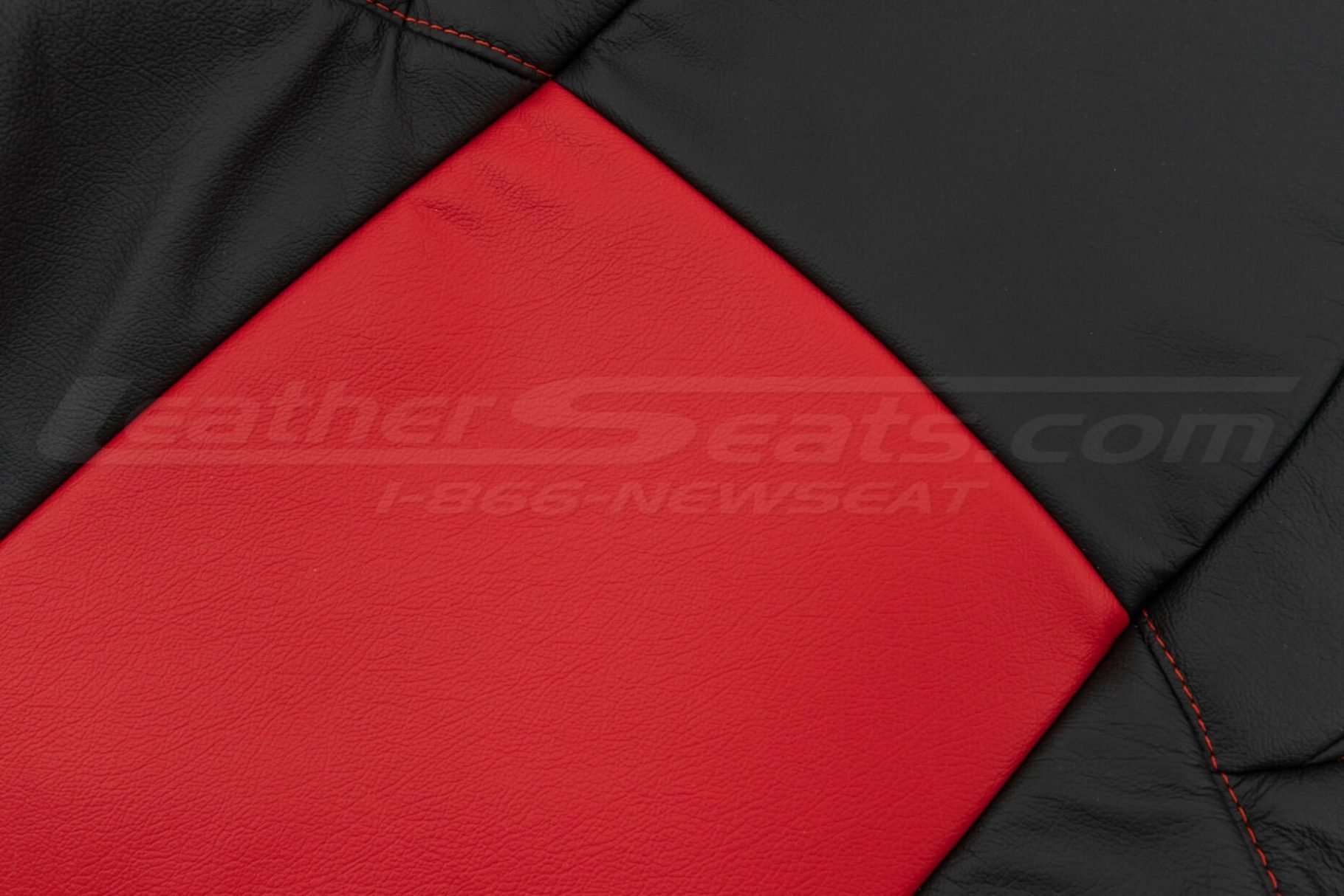 Insert leather texture from backrest