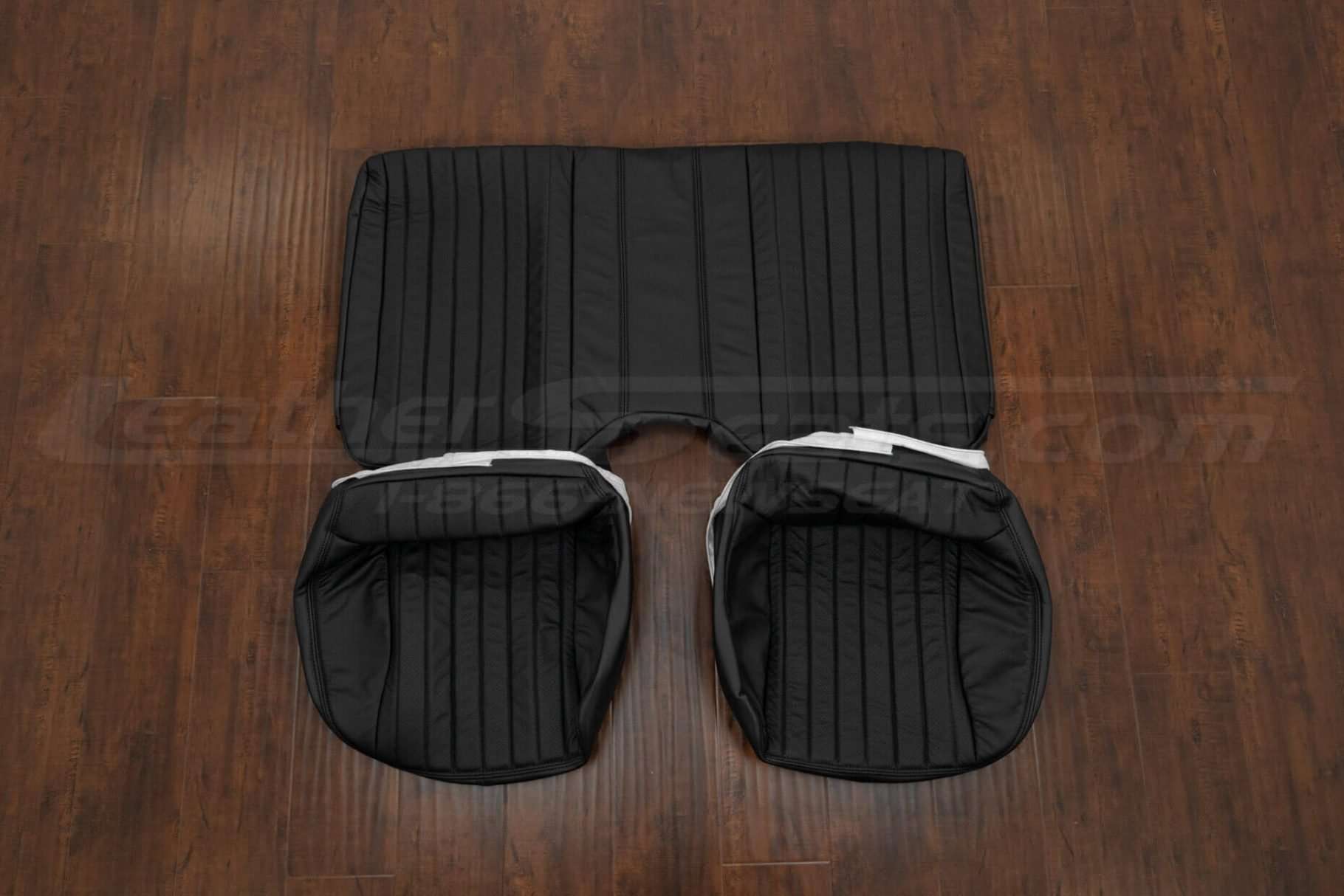 1998-2002 Pontiac Trans Am Coupe Leather Seat Upholsterey Kit - Black - Rear seat upholstery