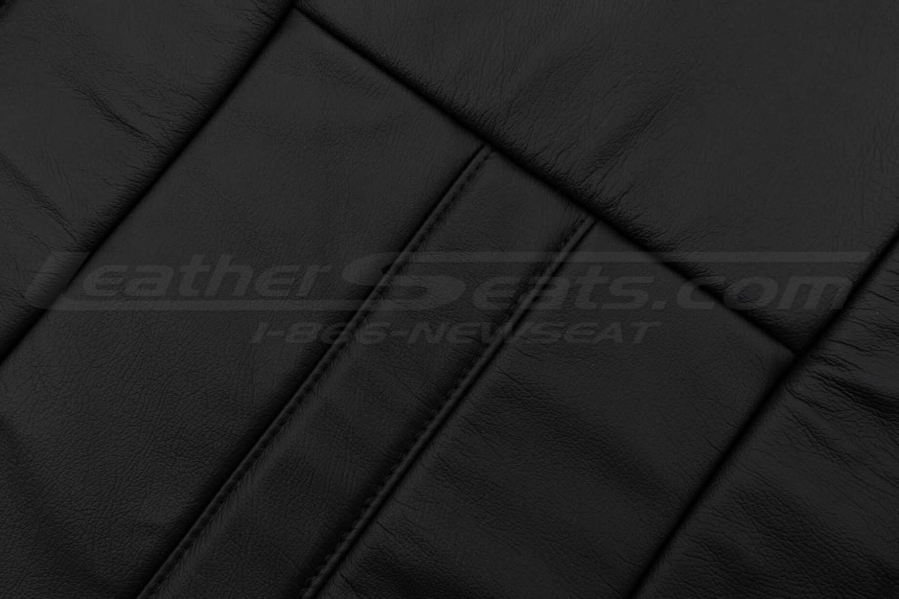 Backrest insert leather texture