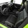 Alternate view of 2012 Jeep Wragnler JK with installed custom leather seats