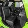 2011-2012 Jeep Wrangler JK Installed leather seats - Black with Piazza Green Perforated Inserts
