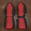 2023 Honda Civic Si Leather Seat Kit - Ecstasy Black/Ecstasy red - Front seat upholstery