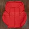 Chrysler Crossfire Front backrest upholstery in Bright Red with Black stitching