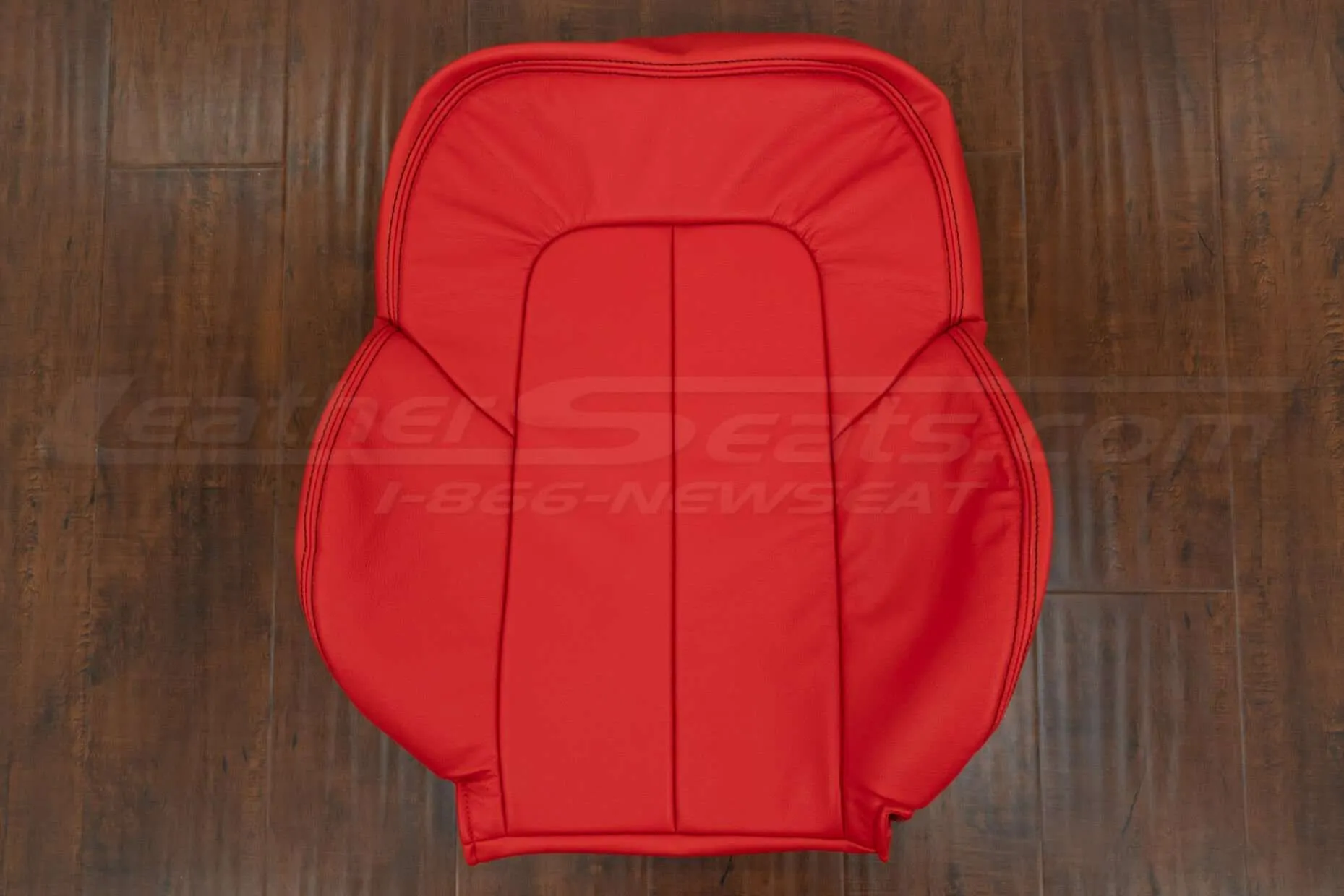 Chrysler Crossfire Front backrest upholstery in Bright Red with Black stitching