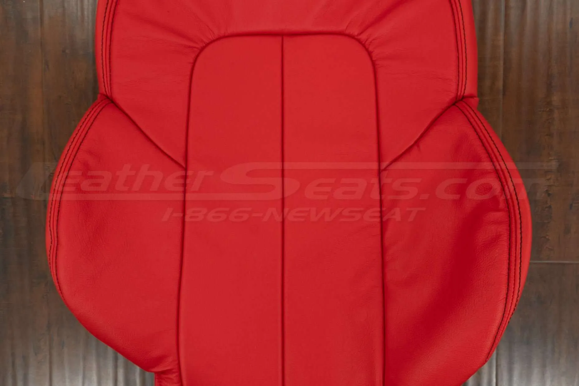 Bright Red Insert section of backrest upholstery