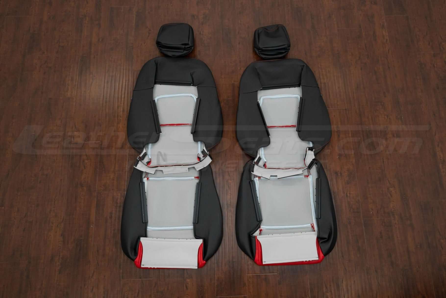 Front seat upholstery - flipped