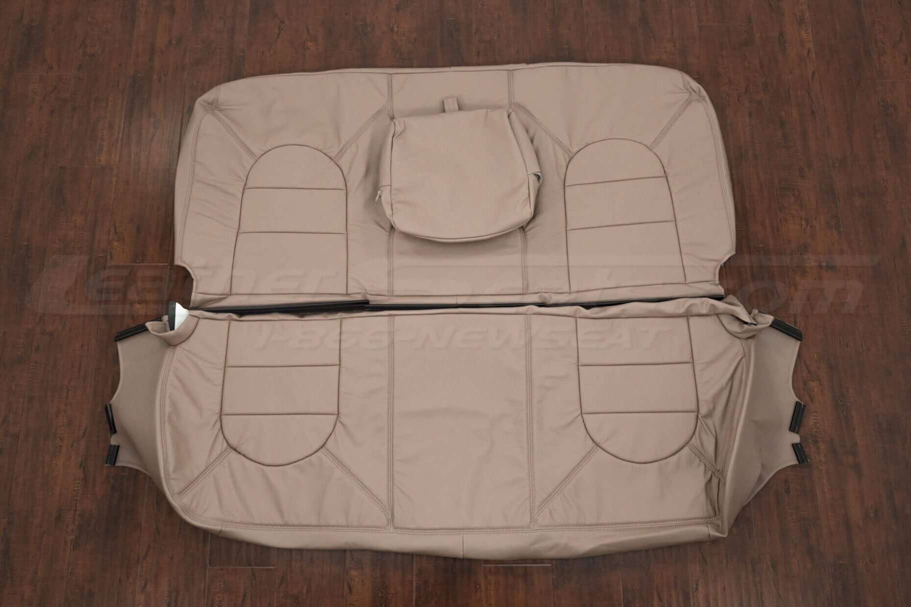 1999-2000 Ford SuperDuty Leather Seat Interior Kit - Nutmeg- Rear seats w/ Armrest