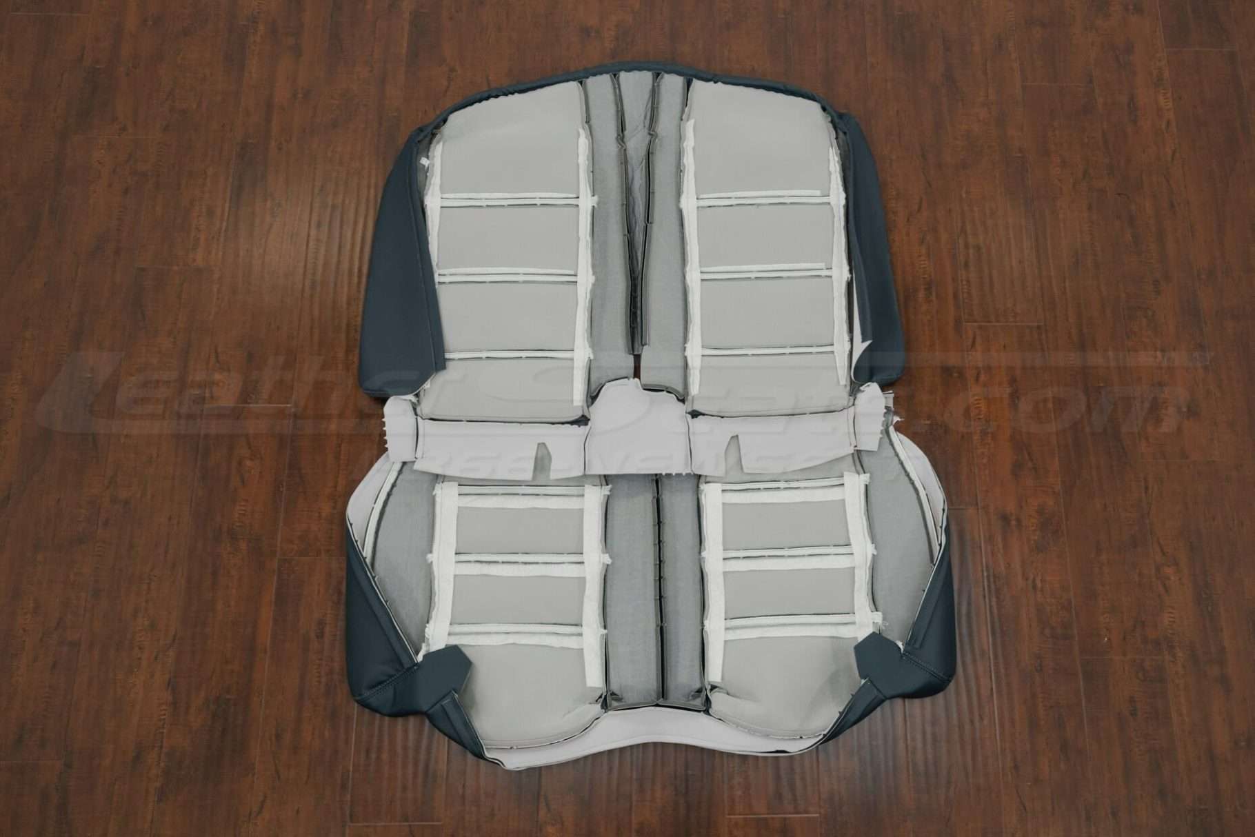 Back view of rear seat upholstery for BMW 3 series