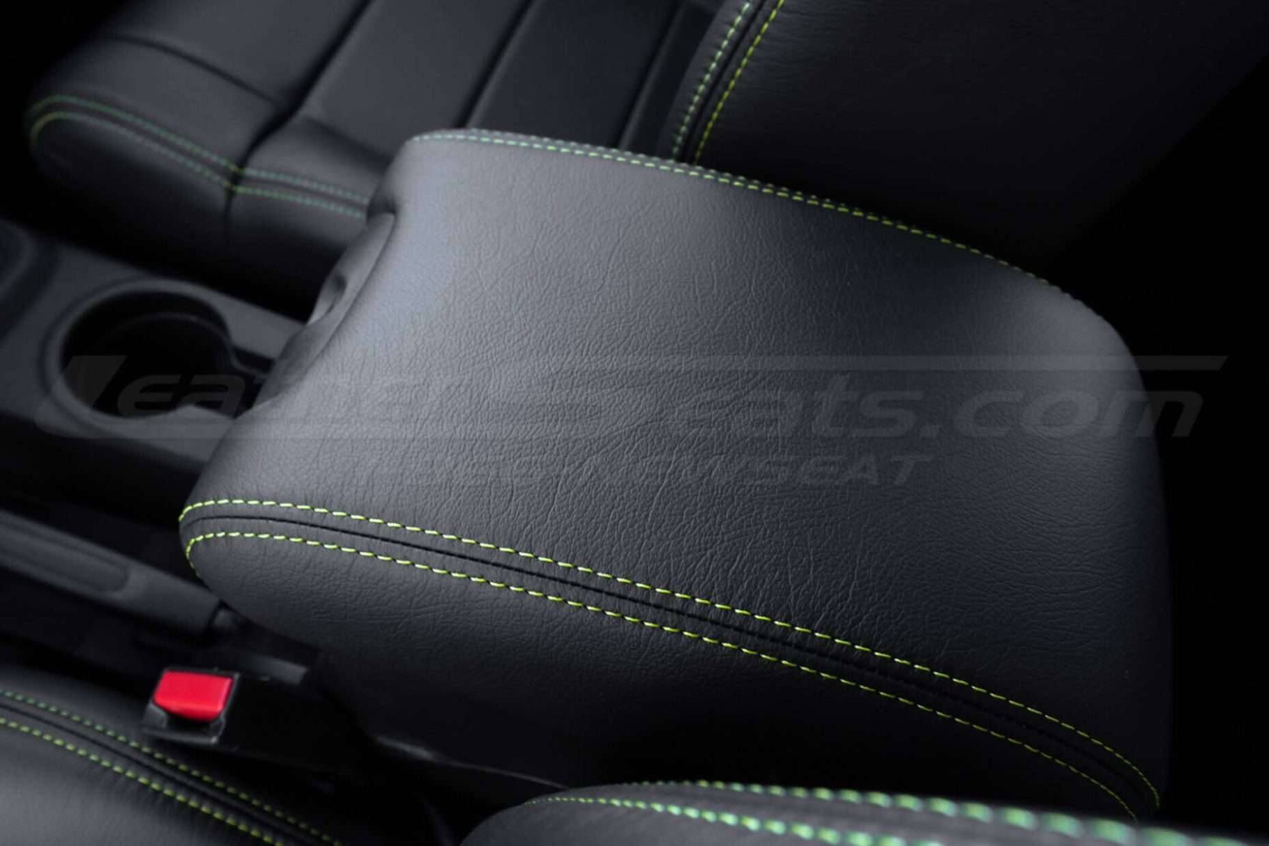 Top-down side view of Jeep Wrangler JK Console Lid