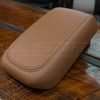 Alternative side view of Ford Maverick leather console lid cover