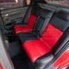 2008-2009 Pontiac G8 with installed rear leather seats in Black and Bright Red