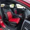 2008-2009 Pontiac G8 front passenger installed leather seats - Black & Bright Red