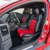 2009 Pontiac G8 with Black and Red leather seats with perforated combo and bright red stitching