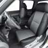 Alternate view of front driver seat with installed leather upholstery