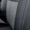 Contrasting double-stitching in Light Grey