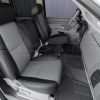 GMC Sierra PAssenger Seat with custom leather seats - middle seat raised