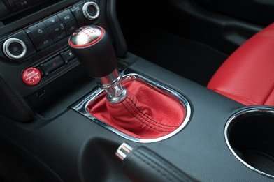 2015-2023 Ford Mustang Leather Shift Boot - Thumbnail