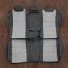 2017-2019 Toyota Corolla leather seat upholstery kit in Graphite- Ash - Rear seats with armrest