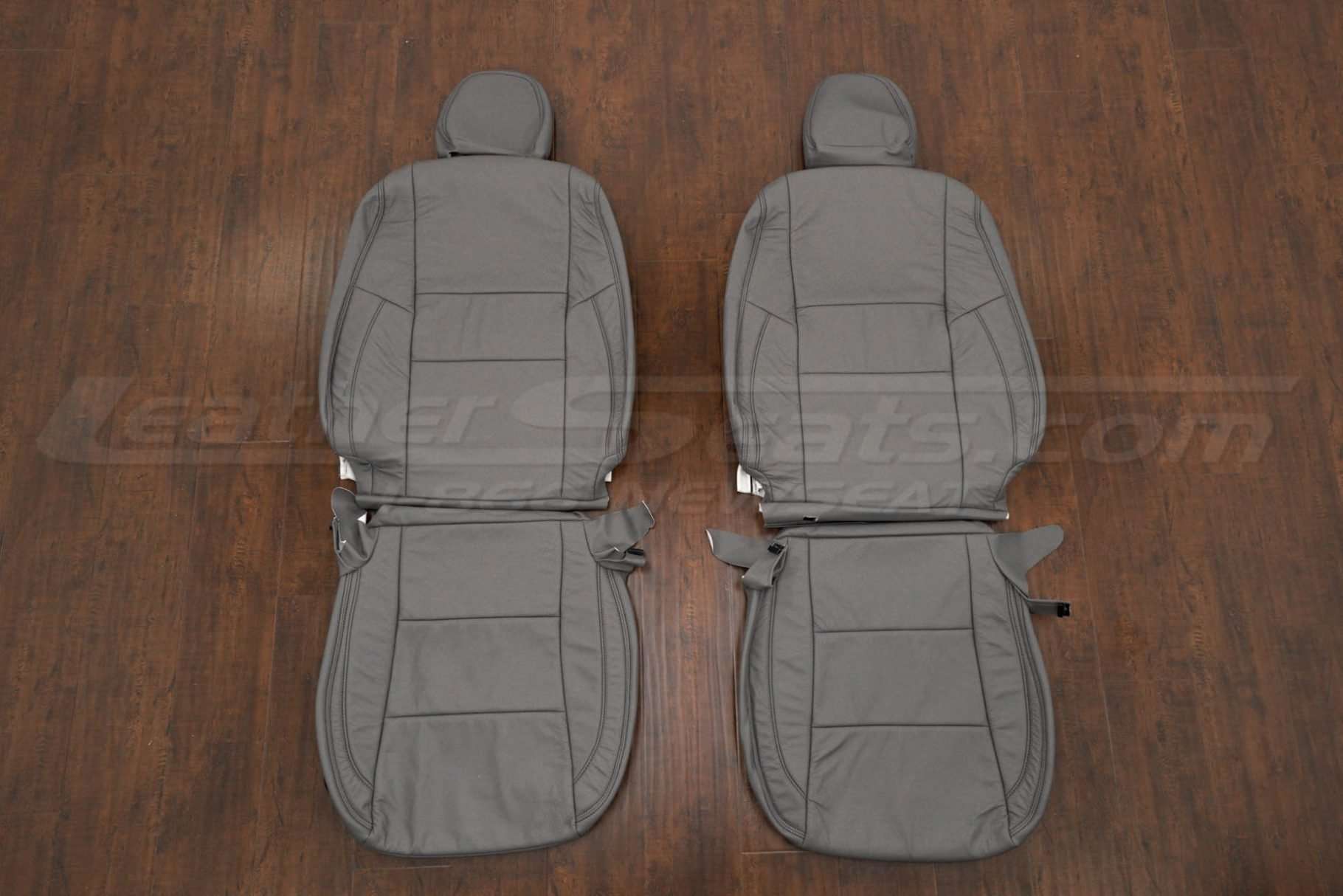 Toyota RAV4 leather seat upholstery kit - Light Grey - front seat upholstery
