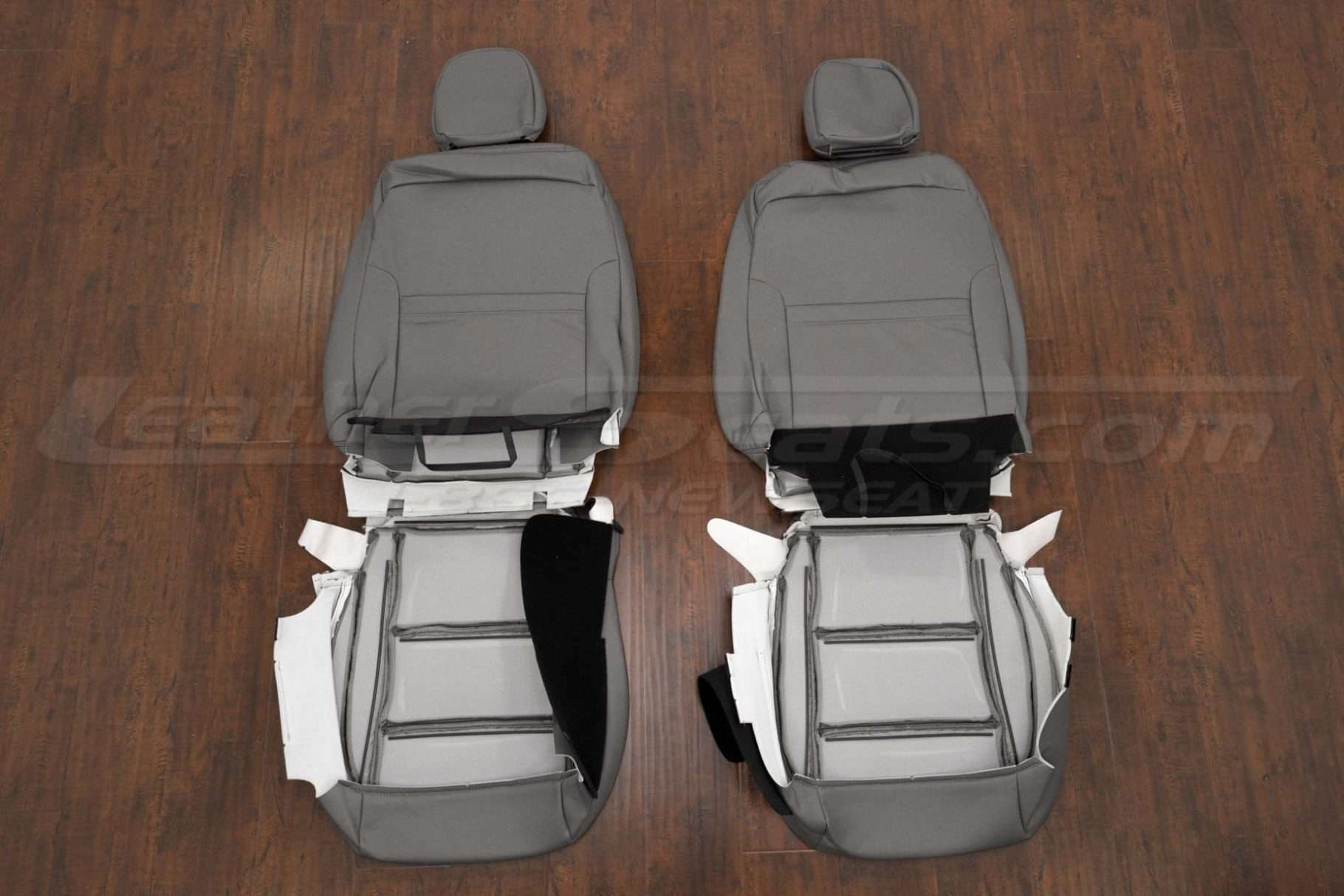Front row upholstery flipped