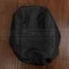 Top down view of 2020-2023 Leather console lid cover in Black