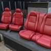Pontiac GTO front and rear installed leather seats