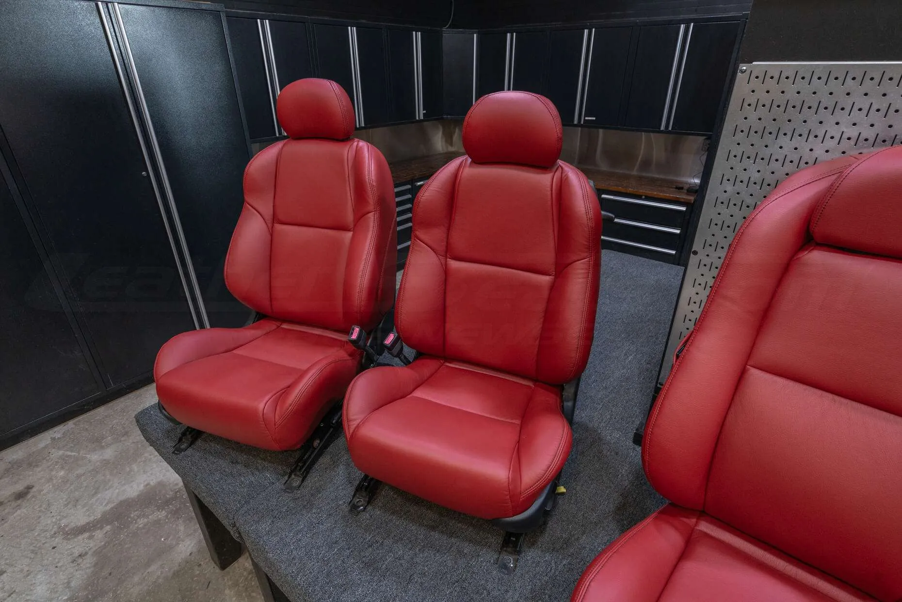 INstalled Cardinal Pontiac G8 Leather Seats - Front seats