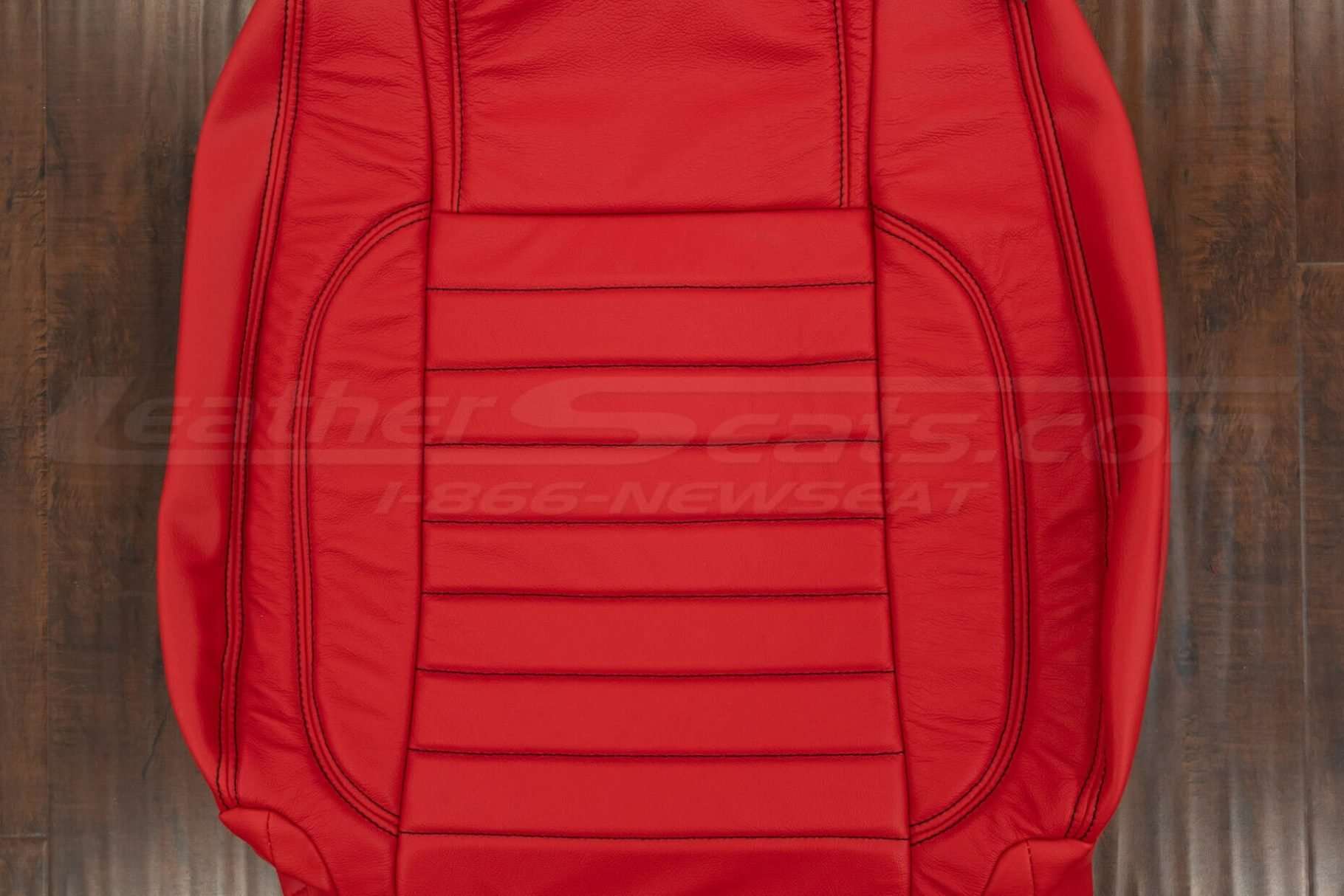 Insert section of backrest with Black stitching
