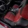 Installed Dodge Charger leather seats - front driver top-down view