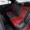 Dodge Charger with Black and Cardinal Rear leather seats - installed