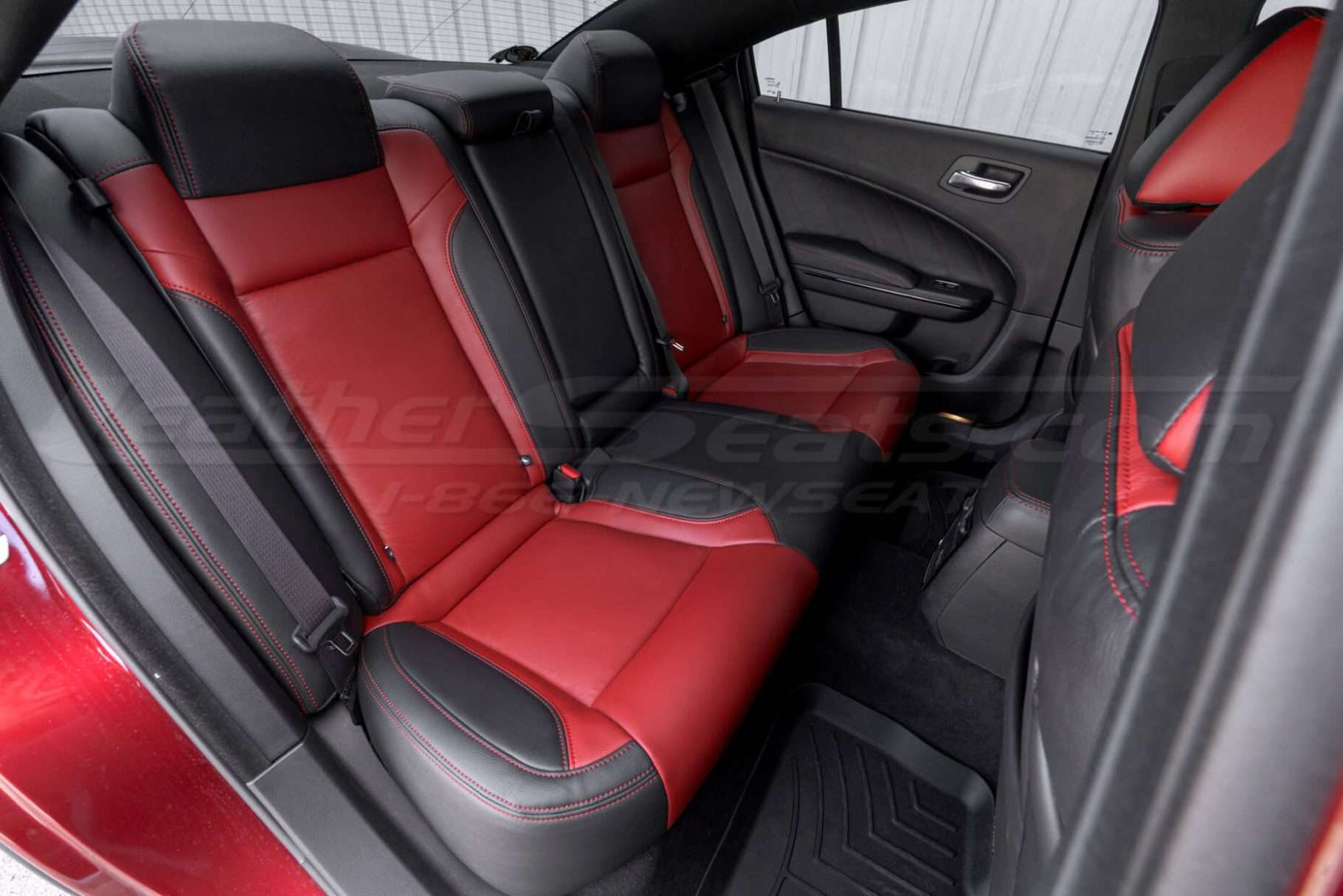 Installed rear leather seats for 2015-2023 Dodge Charger - Rear seats passenger side
