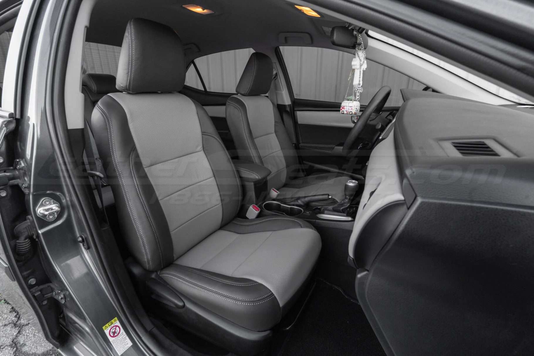 2017-2019 Toyota Corolla front passenger seat with custom perforated leather