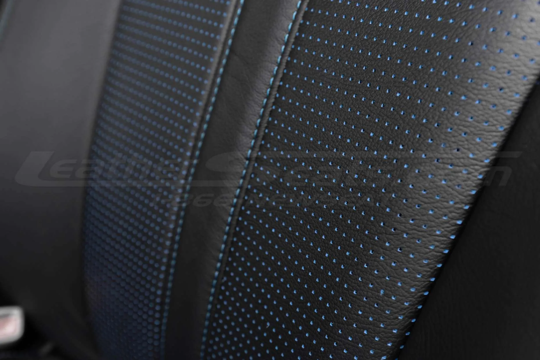 Piazza BLue Perforation close-up