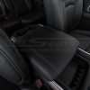 Dodge Ram installed leather console cover in Black
