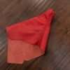Red leather e-brake upholstery for Chevy C6 Corvette