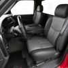 2003-2007 GMC Sierra Classic Regular Cab with custom installed leather seats - Front driver seat with leather console