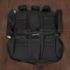 2008-2010 Honda Accord Leather Seat Interior Kit - Black - Rear seat upholstery with Armrest and Bolsters