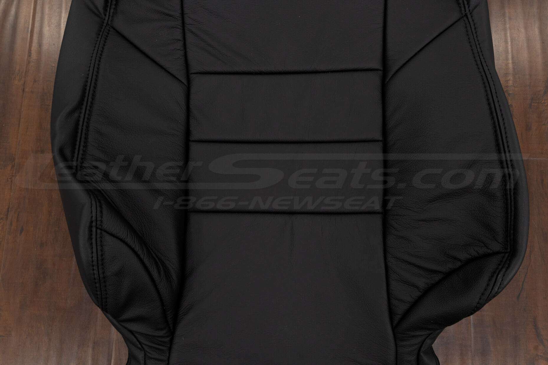 Insert section of Black backrest upholstery