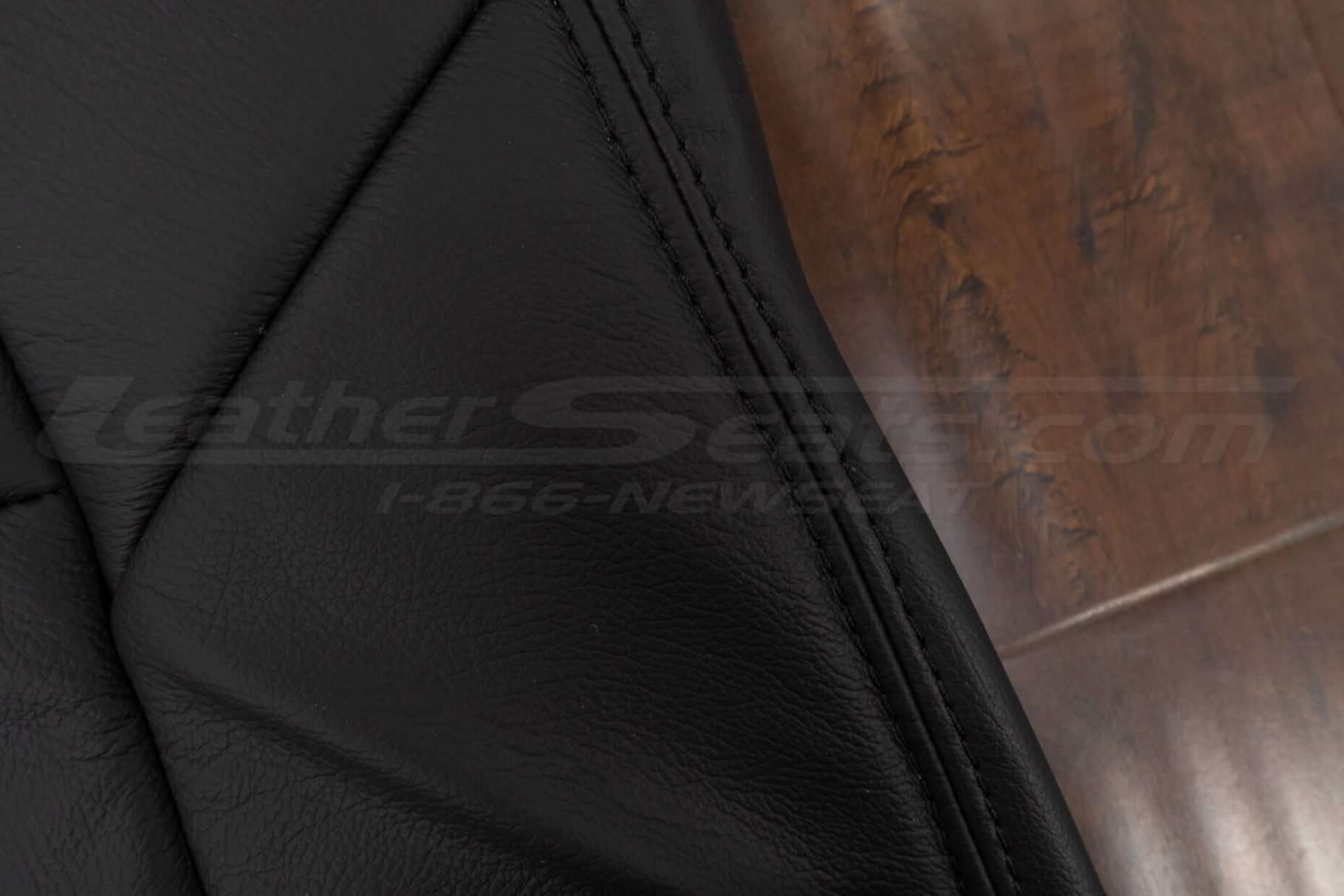 Matching double-stitching in Black